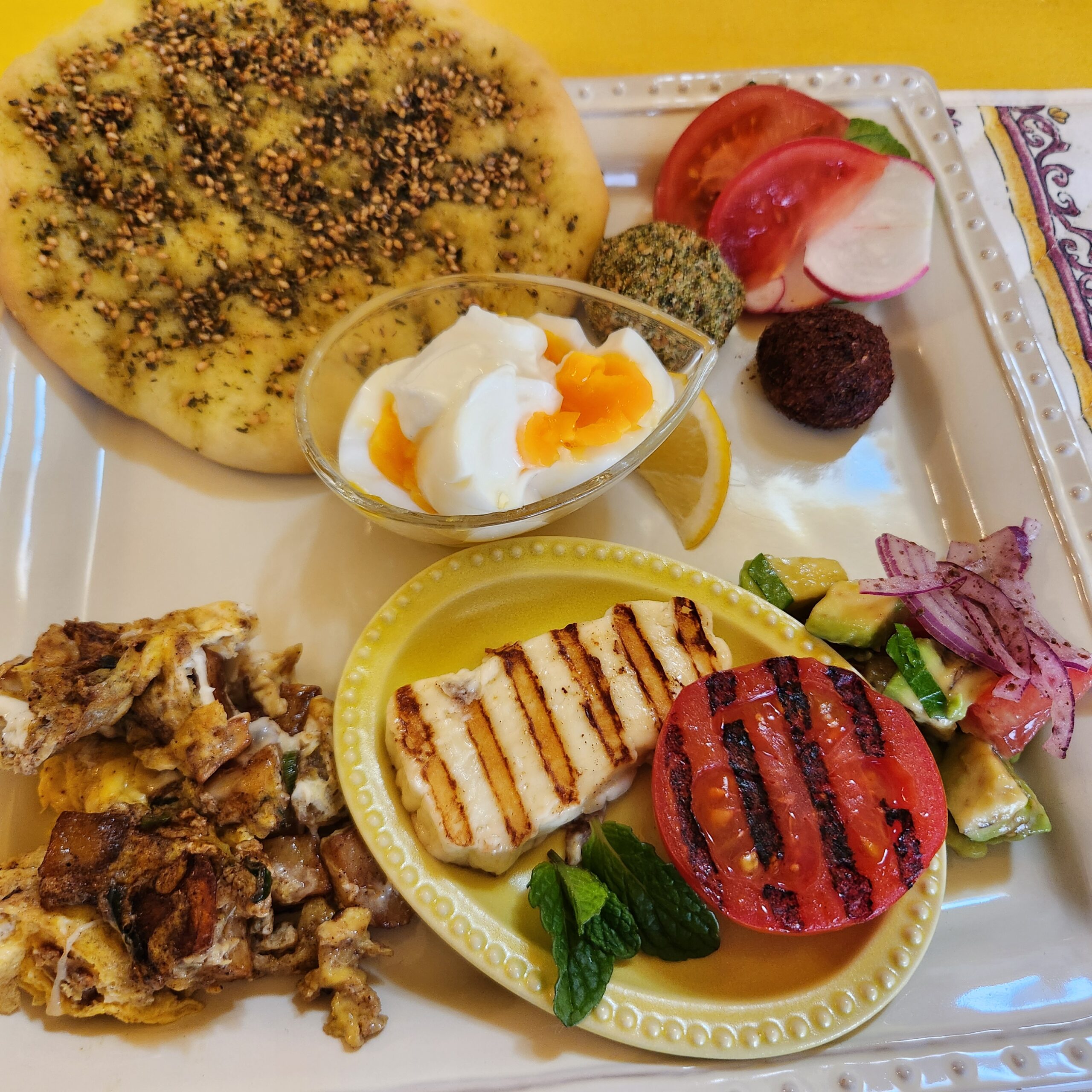 パレスチナの朝ごはん。